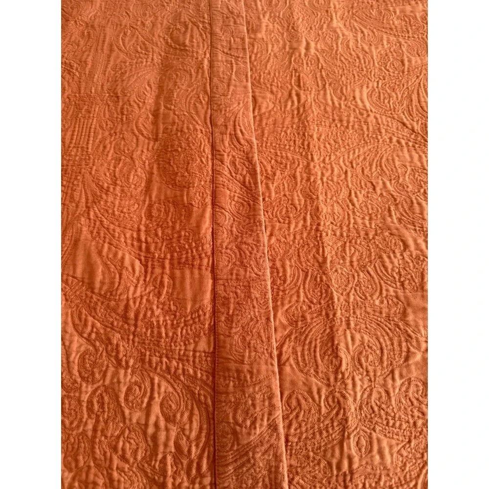 MSRP $1,800 Celso de Lemos BRAGA Egyptian Cotton Pillow and Bed Covers Caramel